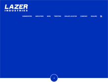 Tablet Screenshot of lazercaraudio.com